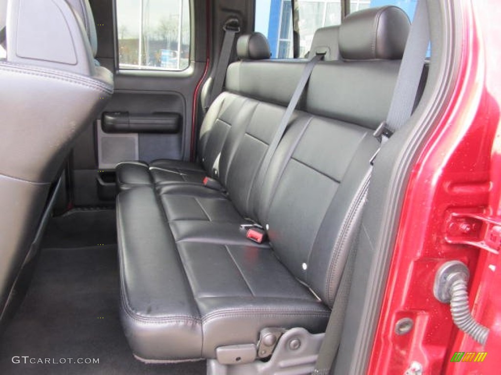 2008 Ford F150 Lariat SuperCab 4x4 Rear Seat Photo #61956173