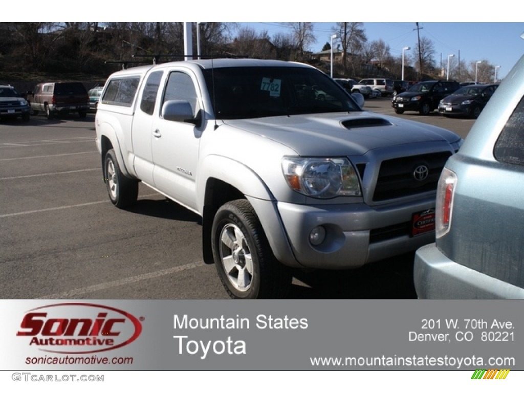 2007 Tacoma V6 TRD Sport Access Cab 4x4 - Silver Streak Mica / Graphite Gray photo #1