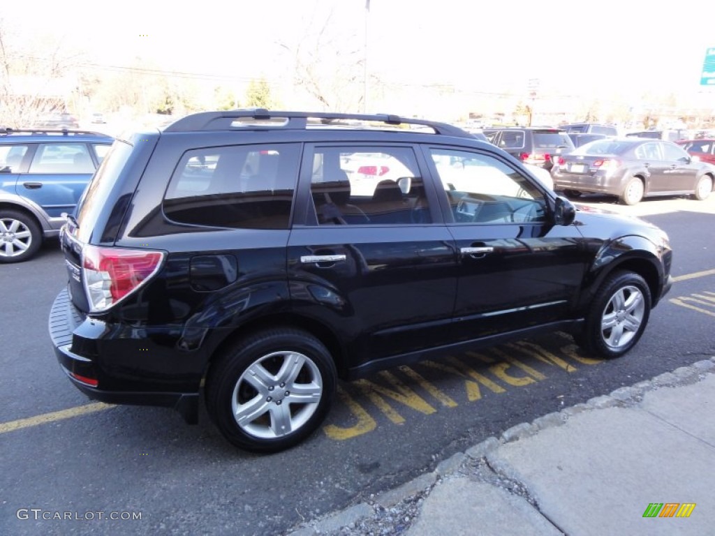2010 Forester 2.5 X Limited - Obsidian Black Pearl / Black photo #8