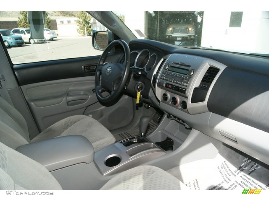 2009 Tacoma V6 SR5 Double Cab 4x4 - Silver Streak Mica / Graphite Gray photo #9