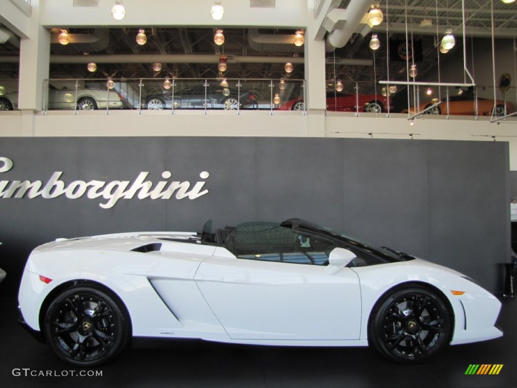 Bianco Monocerus 2012 Lamborghini Gallardo LP 560-4 Spyder Exterior Photo #61958600