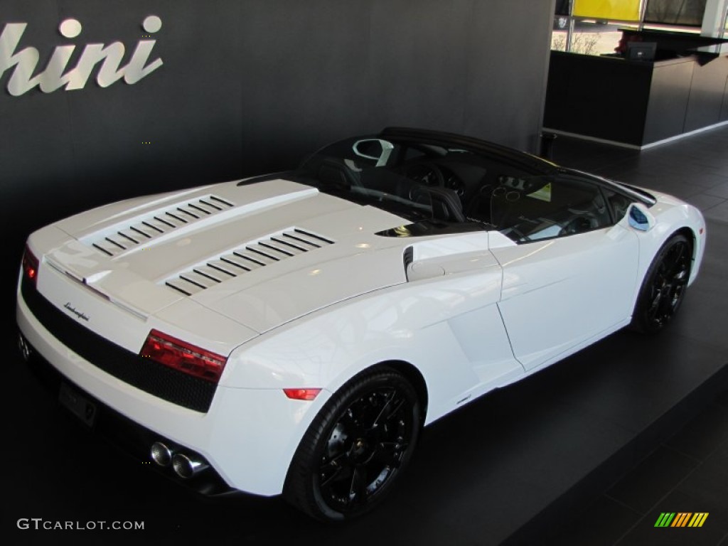 Bianco Monocerus 2012 Lamborghini Gallardo LP 560-4 Spyder Exterior Photo #61958717