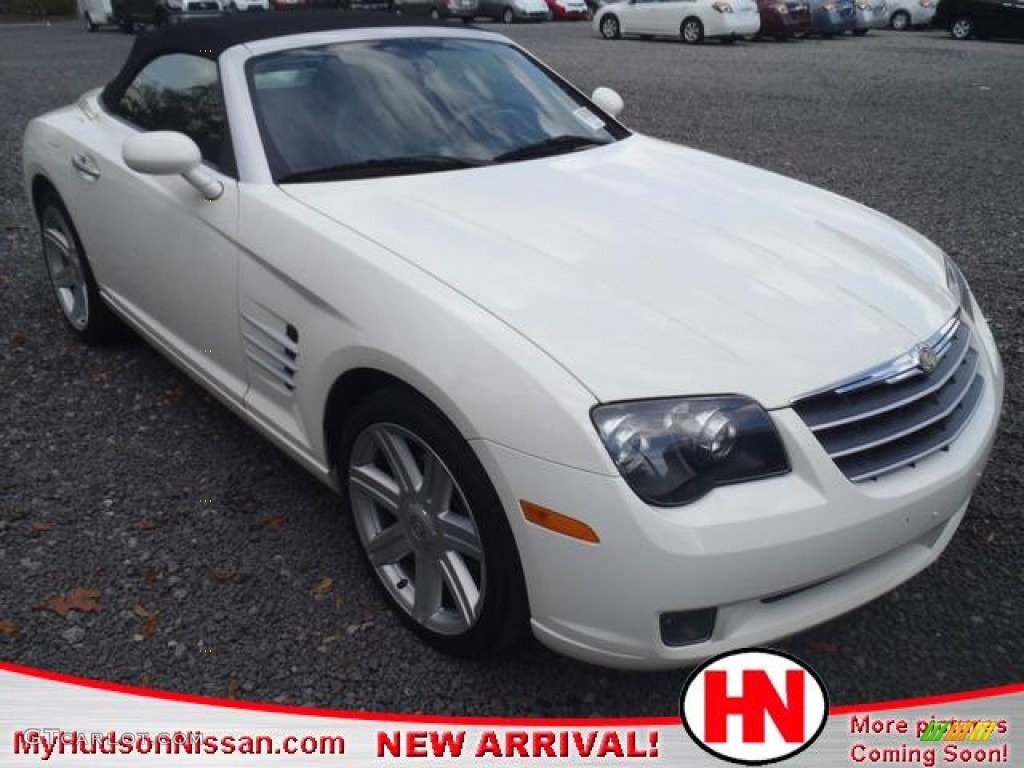 2005 Crossfire Limited Roadster - Alabaster White / Dark Slate Grey/Medium Slate Grey photo #1