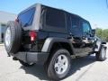 2012 Black Jeep Wrangler Unlimited Sport S 4x4  photo #7