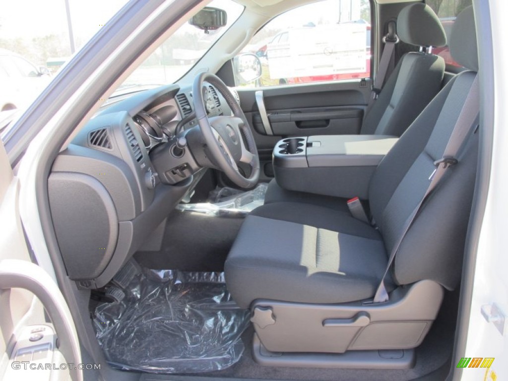 2012 Sierra 1500 SLE Regular Cab - Summit White / Ebony photo #11