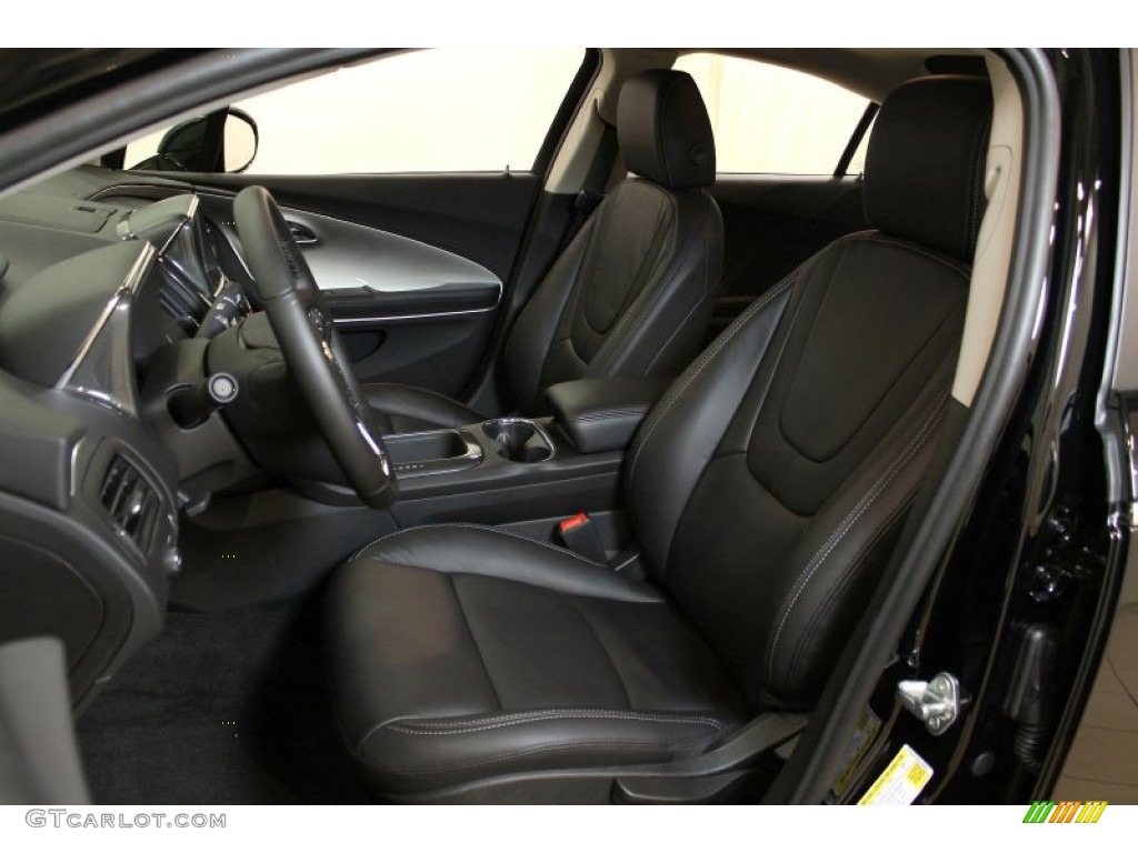 Jet Black/Dark Accents Interior 2012 Chevrolet Volt Hatchback Photo #61962665