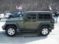 2009 Jeep Green Metallic Jeep Wrangler X 4x4  photo #5