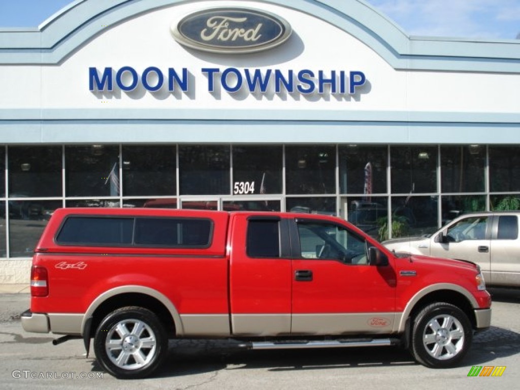 Bright Red Ford F150