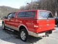 2007 Bright Red Ford F150 Lariat SuperCab 4x4  photo #6