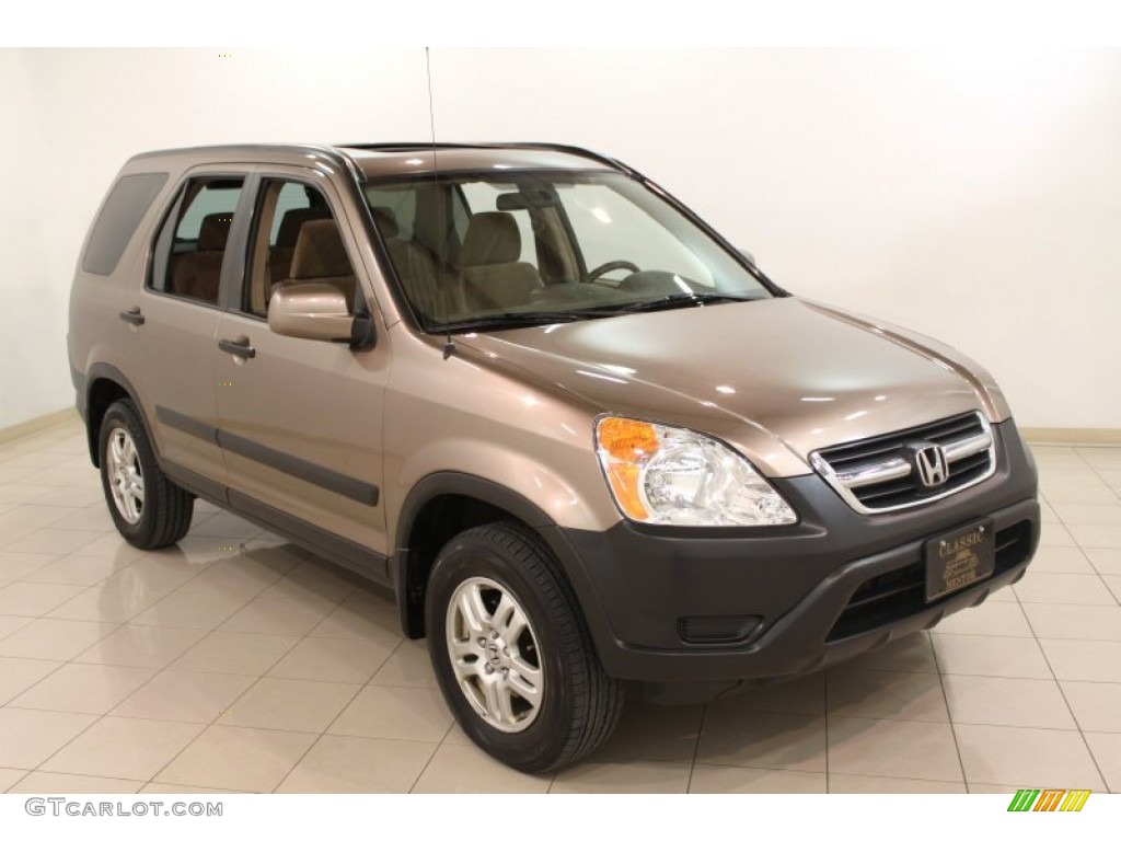 2004 CR-V EX 4WD - Mojave Mist Metallic / Saddle photo #1