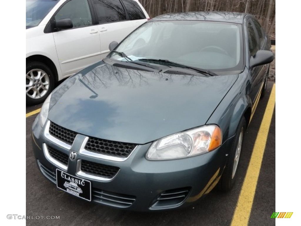 2006 Stratus SXT Sedan - Magnesium Pearlcoat / Dark Slate Grey photo #1
