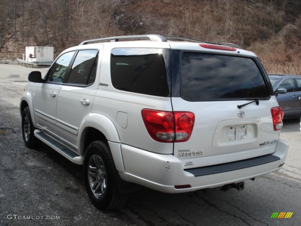 2006 Sequoia Limited 4WD - Natural White / Taupe photo #6