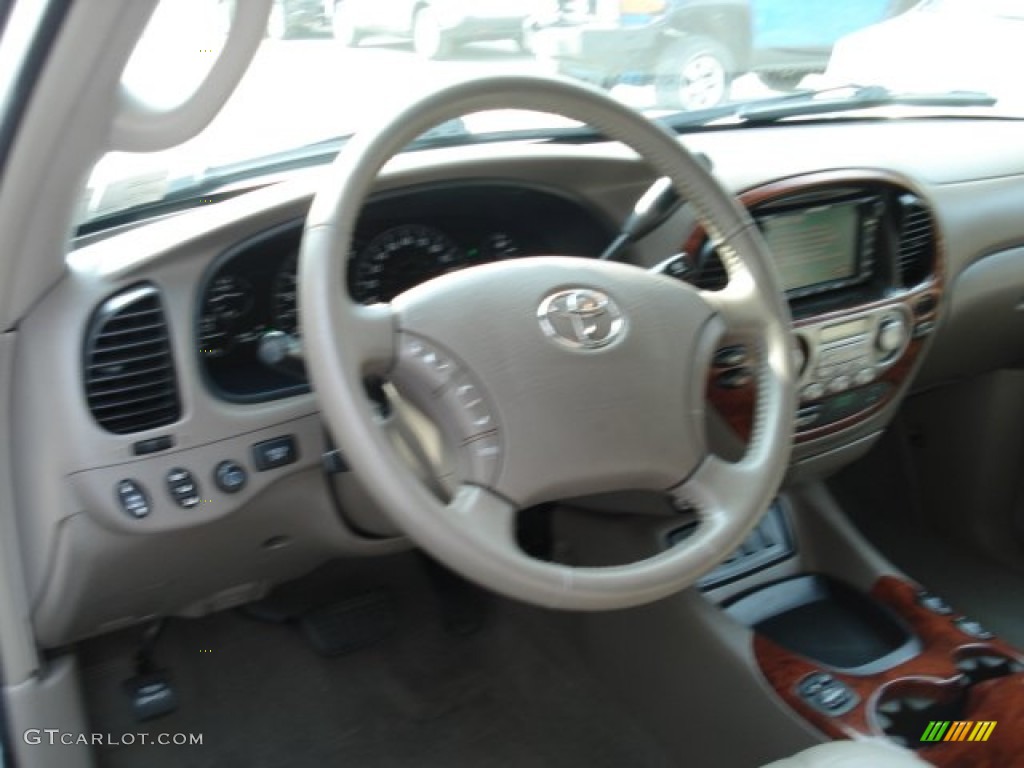2006 Sequoia Limited 4WD - Natural White / Taupe photo #13