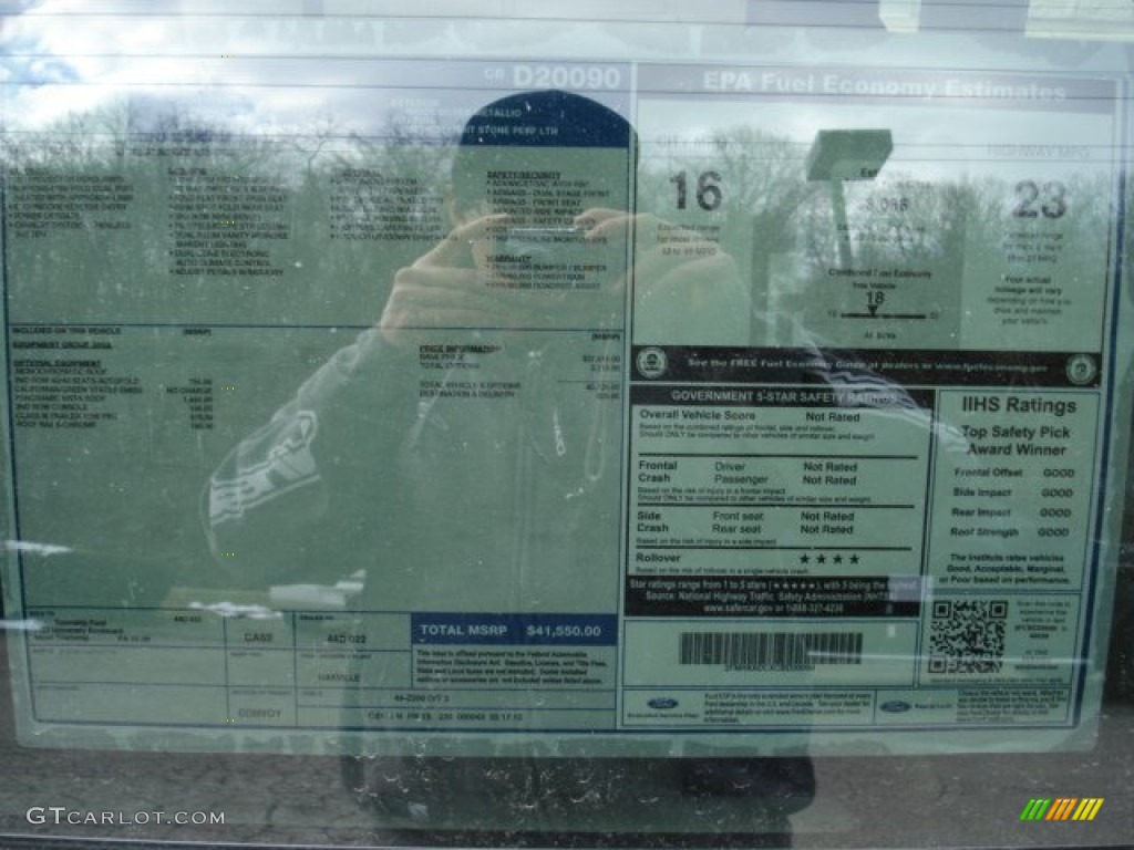 2012 Ford Flex Limited AWD Window Sticker Photo #61964774