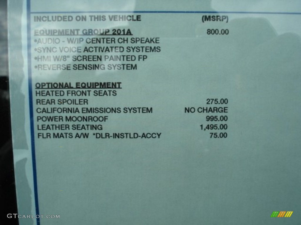 2013 Ford Taurus SEL AWD Window Sticker Photo #61964837