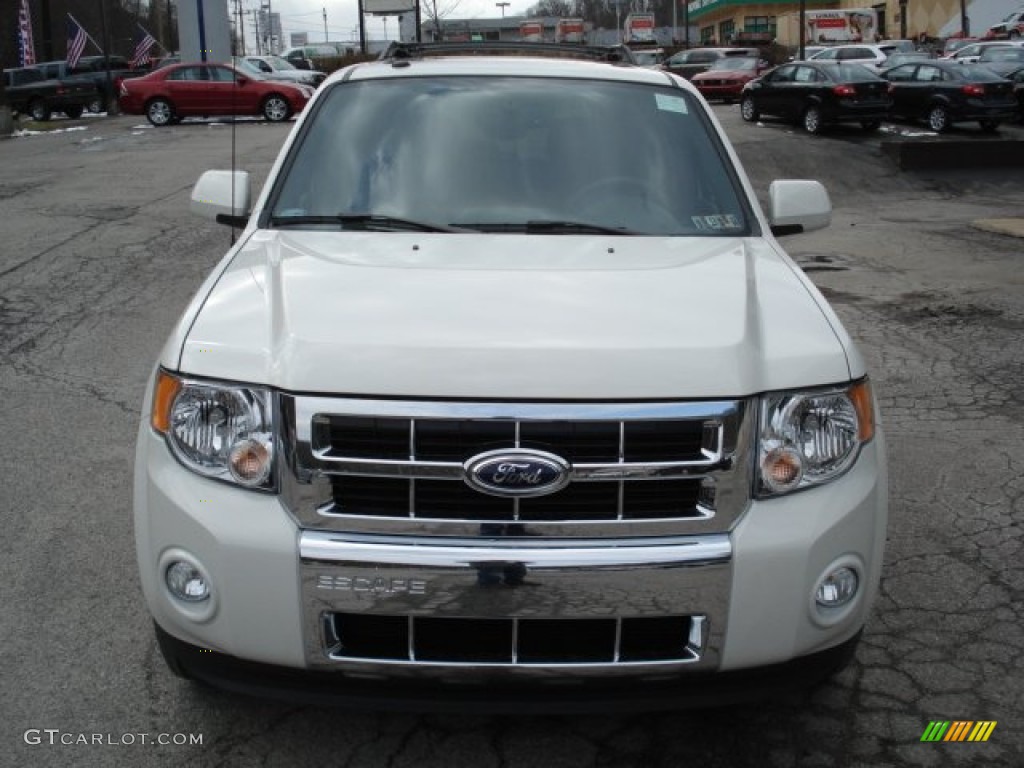 2012 Escape Limited V6 4WD - White Suede / Charcoal Black photo #3