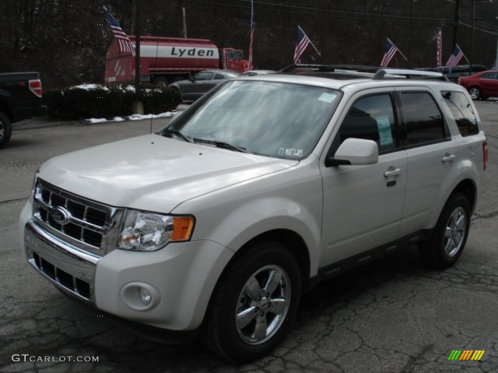 2012 Escape Limited V6 4WD - White Suede / Charcoal Black photo #4