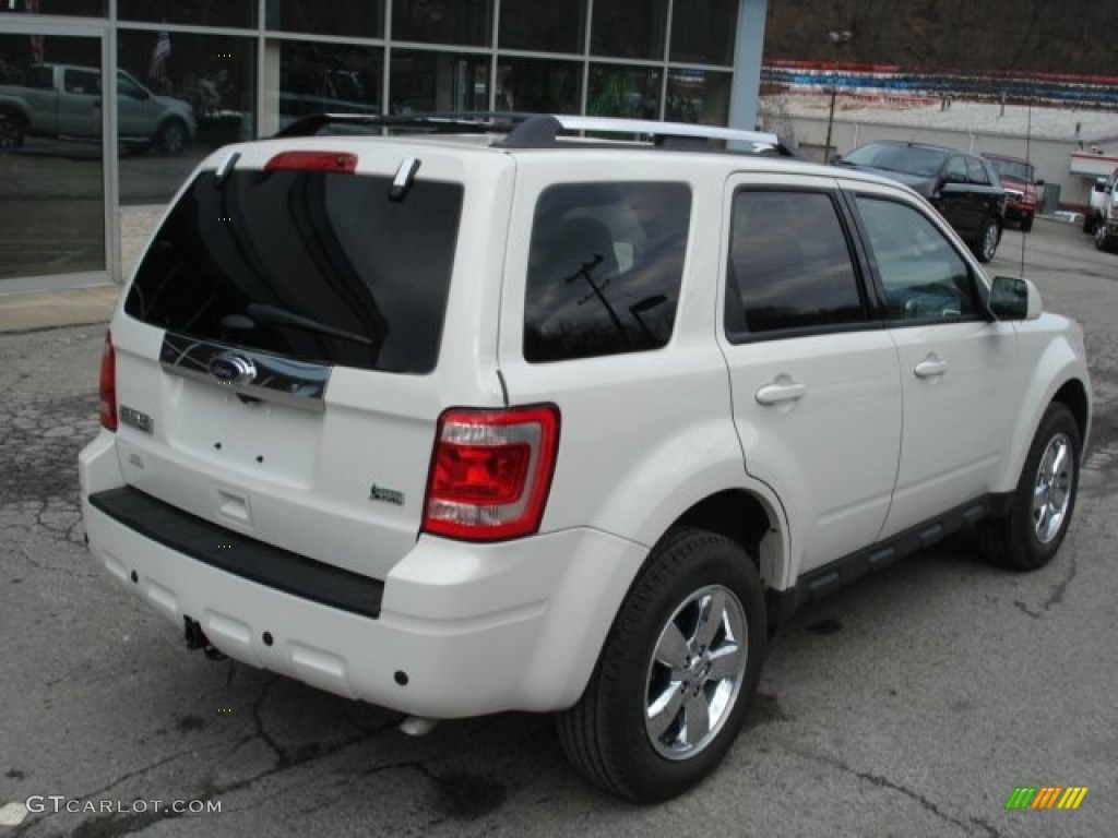 2012 Escape Limited V6 4WD - White Suede / Charcoal Black photo #8