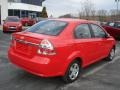 2010 Victory Red Chevrolet Aveo LT Sedan  photo #7