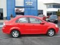 2010 Victory Red Chevrolet Aveo LT Sedan  photo #8