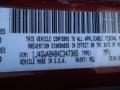 PEL: Inferno Red Pearl 2004 Jeep Grand Cherokee Laredo 4x4 Color Code