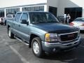 2006 Stealth Gray Metallic GMC Sierra 1500 SLE Crew Cab 4x4  photo #2