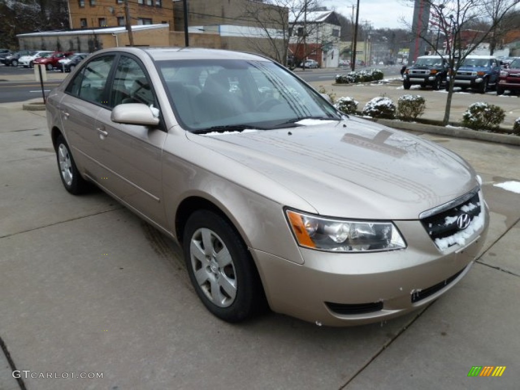 Golden Beige 2006 Hyundai Sonata GLS Exterior Photo #61967490