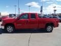 2009 Fire Red GMC Sierra 1500 SLE Extended Cab 4x4  photo #6