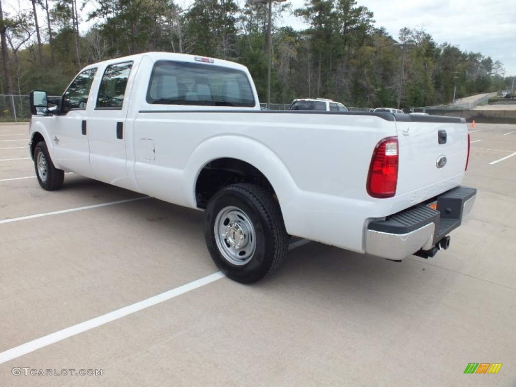 2012 F250 Super Duty XL Crew Cab - Oxford White / Steel photo #6