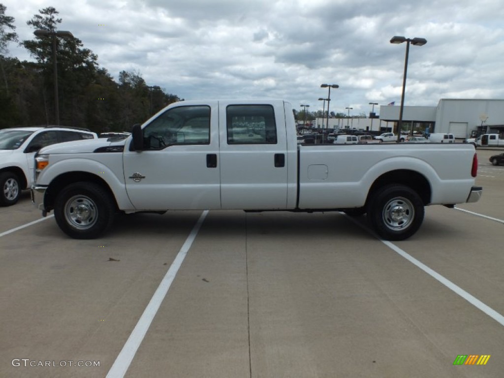 2012 F250 Super Duty XL Crew Cab - Oxford White / Steel photo #7