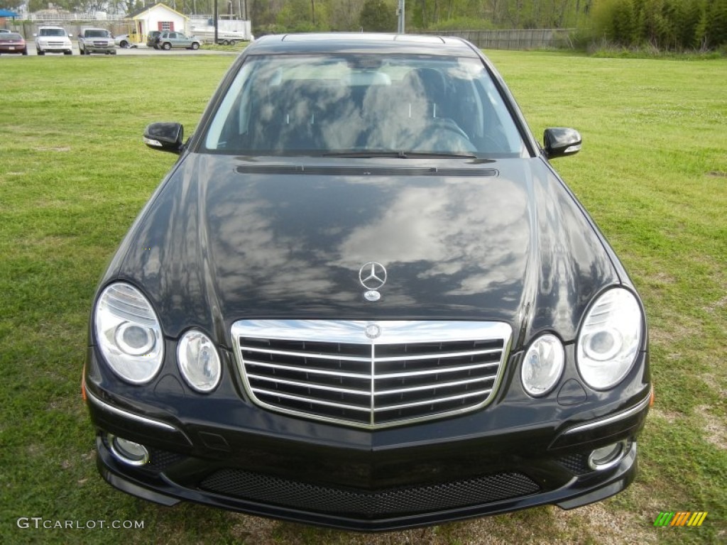 2009 E 350 4Matic Sedan - Sienna Black Metallic / Black photo #2