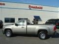 2008 Steel Gray Metallic GMC Sierra 1500 Regular Cab  photo #3