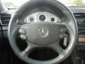 2009 Mercedes-Benz E Black Interior Steering Wheel Photo