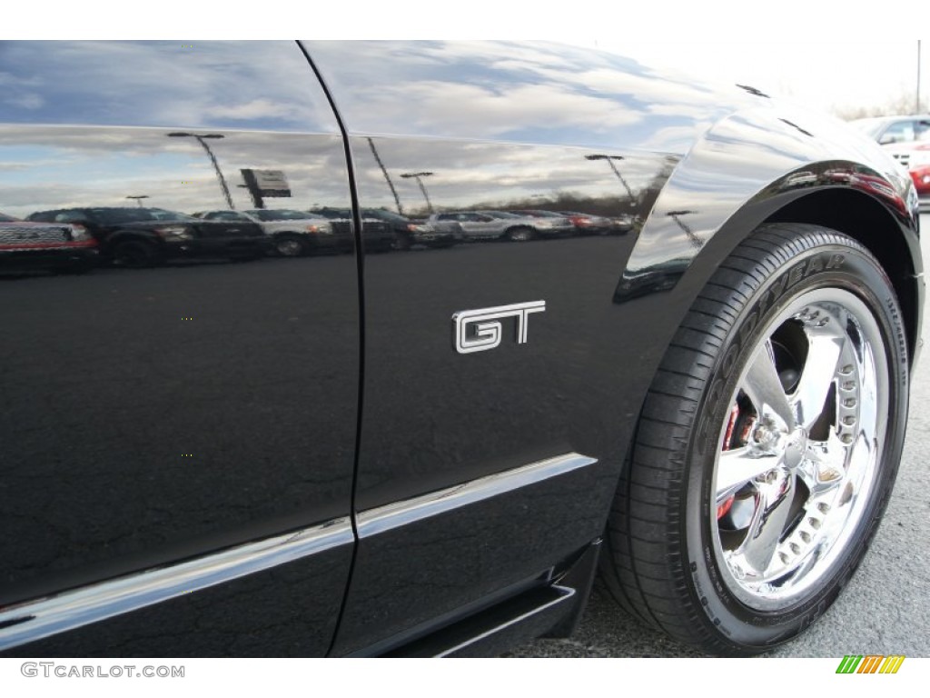 2008 Mustang GT Premium Coupe - Black / Dark Charcoal photo #20