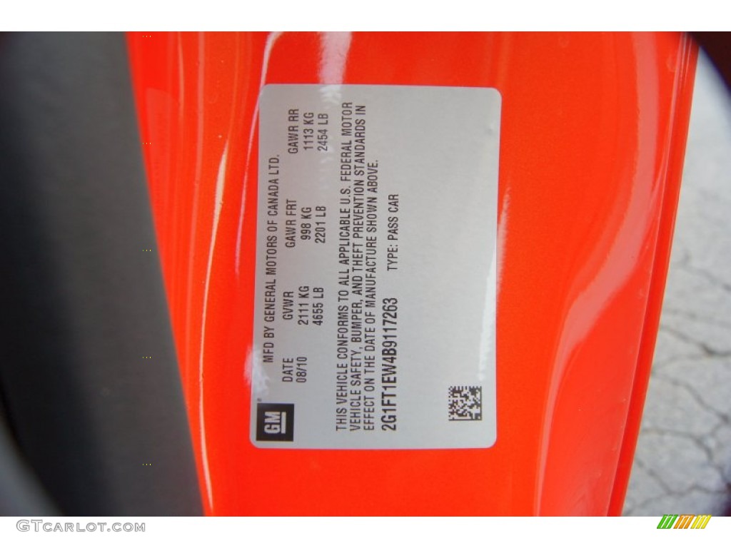 2011 Camaro SS Coupe - Inferno Orange Metallic / Black photo #43