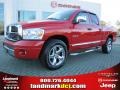 Flame Red 2008 Dodge Ram 1500 Laramie Quad Cab