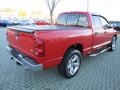 2008 Flame Red Dodge Ram 1500 Laramie Quad Cab  photo #5