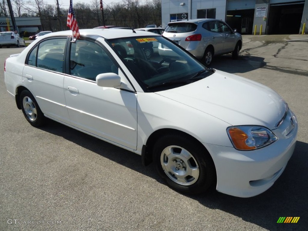 Taffeta White 2003 Honda Civic Hybrid Sedan Exterior Photo #61973469