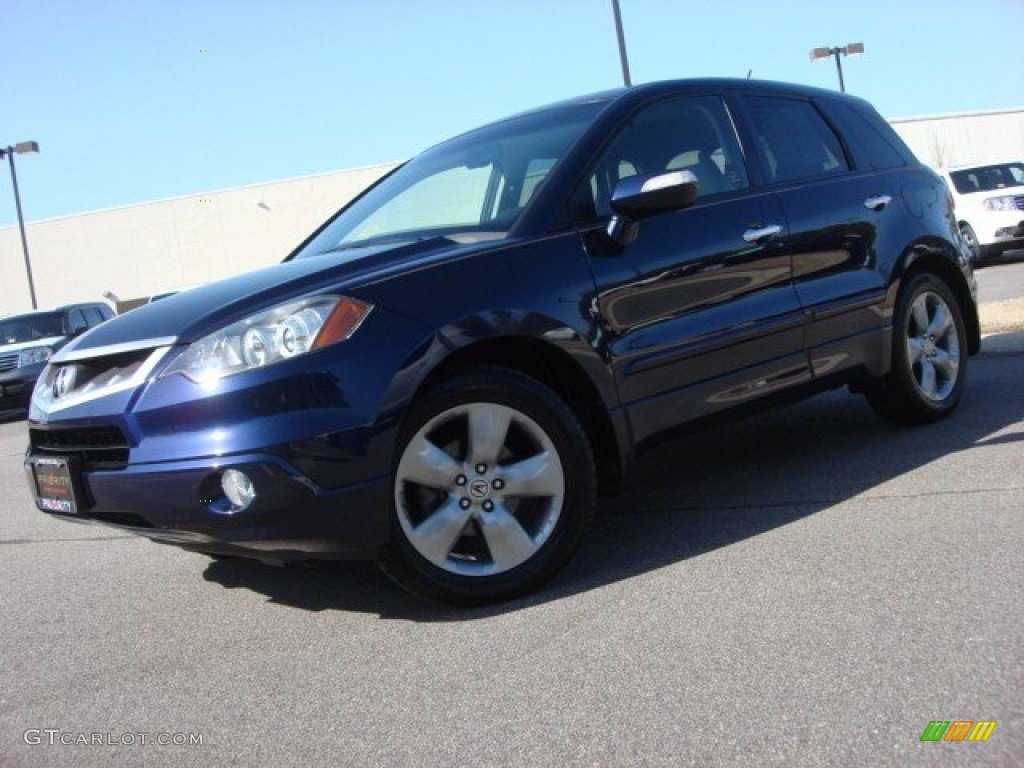 2008 RDX Technology - Royal Blue Pearl / Ebony photo #2