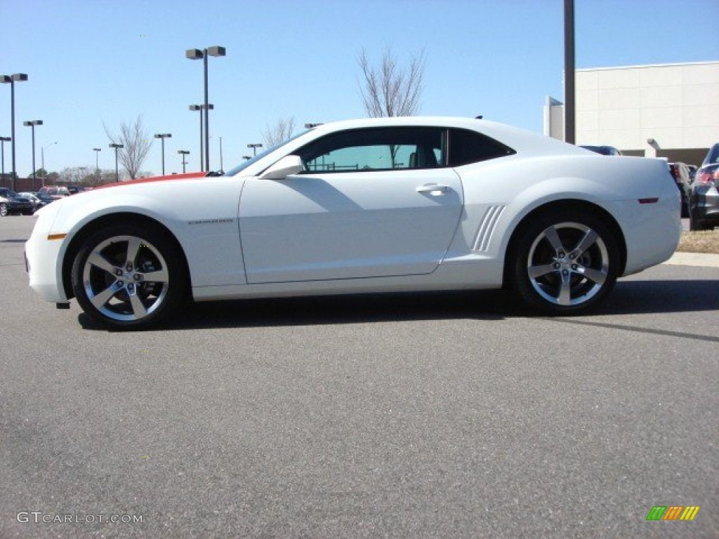 2010 Camaro LT/RS Coupe - Summit White / Beige photo #3