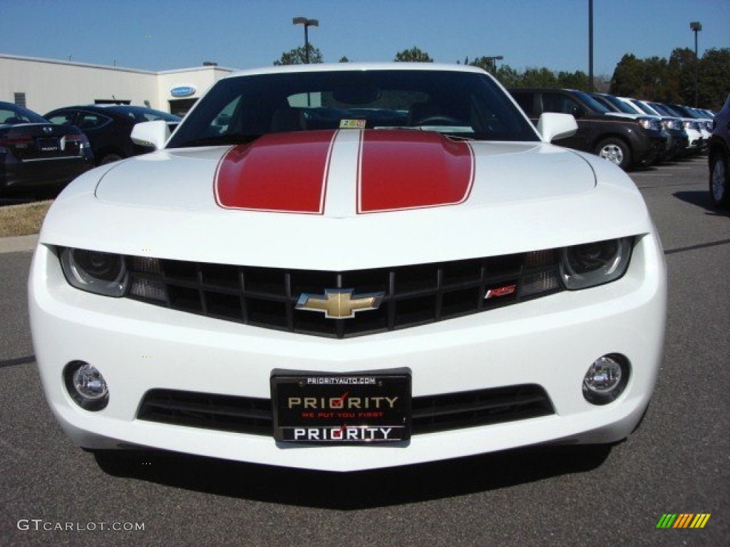 2010 Camaro LT/RS Coupe - Summit White / Beige photo #9