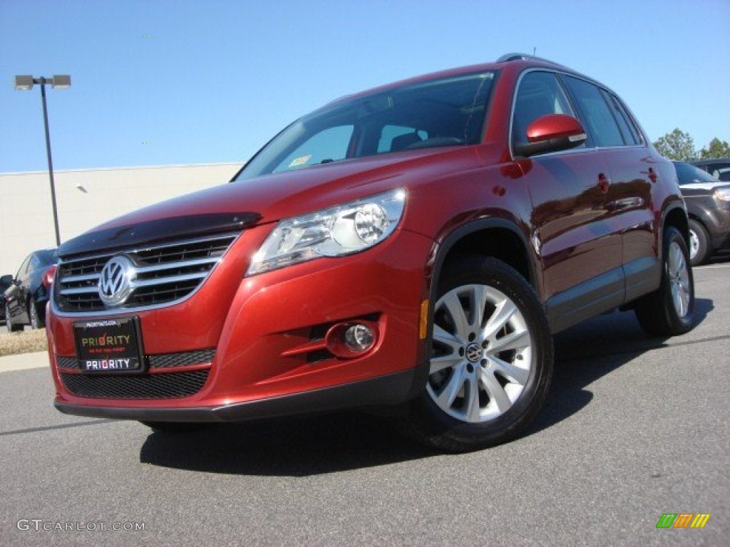 Wild Cherry Metallic Volkswagen Tiguan