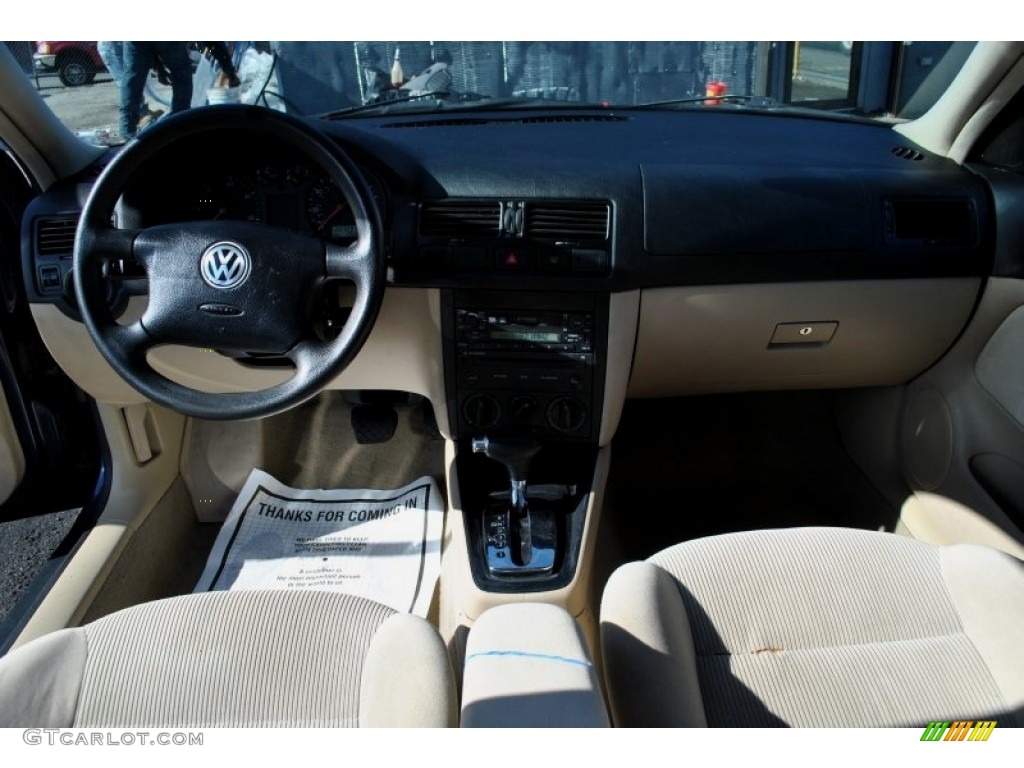 2001 Jetta GLS TDI Sedan - Galactic Blue / Beige photo #7