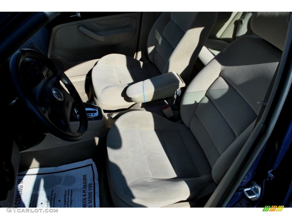 2001 Jetta GLS TDI Sedan - Galactic Blue / Beige photo #9