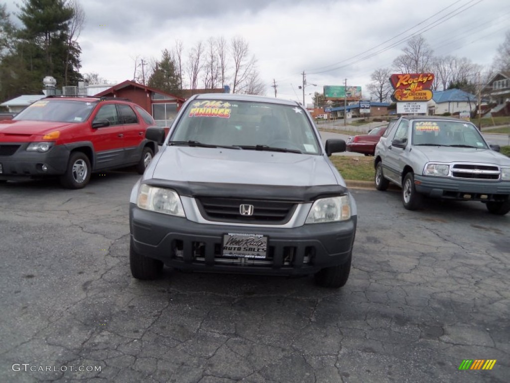 2001 CR-V LX 4WD - Satin Silver Metallic / Dark Gray photo #2