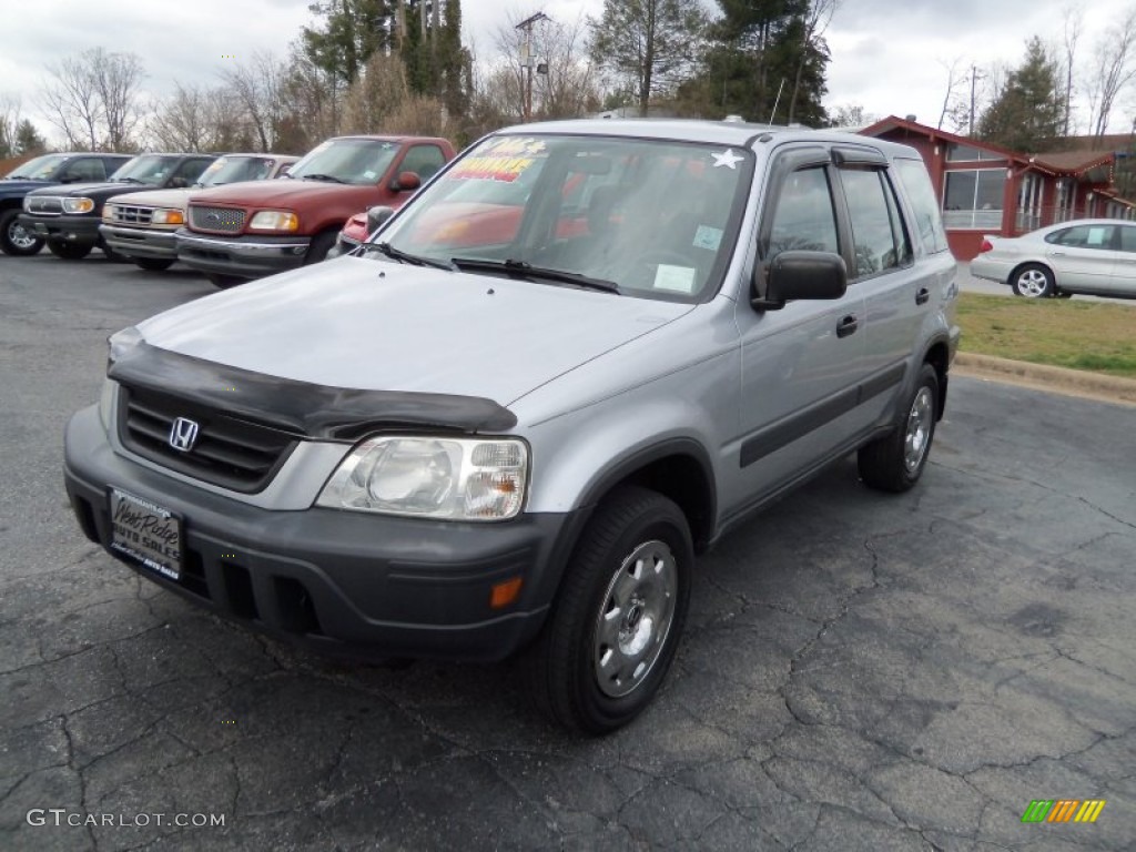 2001 CR-V LX 4WD - Satin Silver Metallic / Dark Gray photo #3