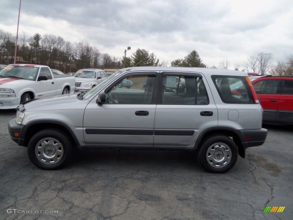 2001 CR-V LX 4WD - Satin Silver Metallic / Dark Gray photo #4