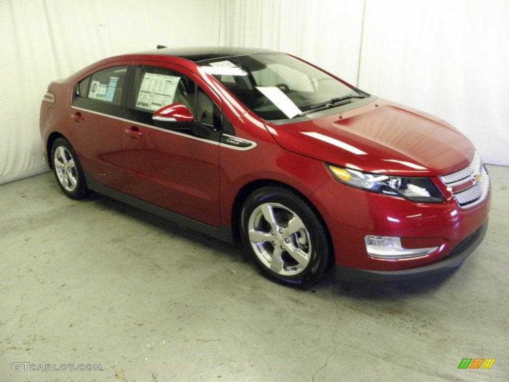 2012 Volt Hatchback - Crystal Red Tintcoat / Light Neutral/Dark Accents photo #1