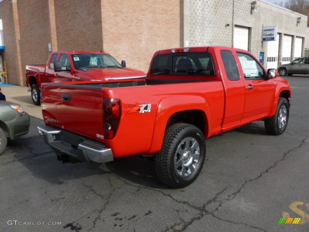 Victory Red 2012 Chevrolet Colorado LT Extended Cab 4x4 Exterior Photo #61978287