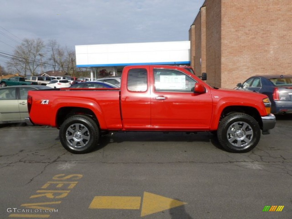 Victory Red 2012 Chevrolet Colorado LT Extended Cab 4x4 Exterior Photo #61978296
